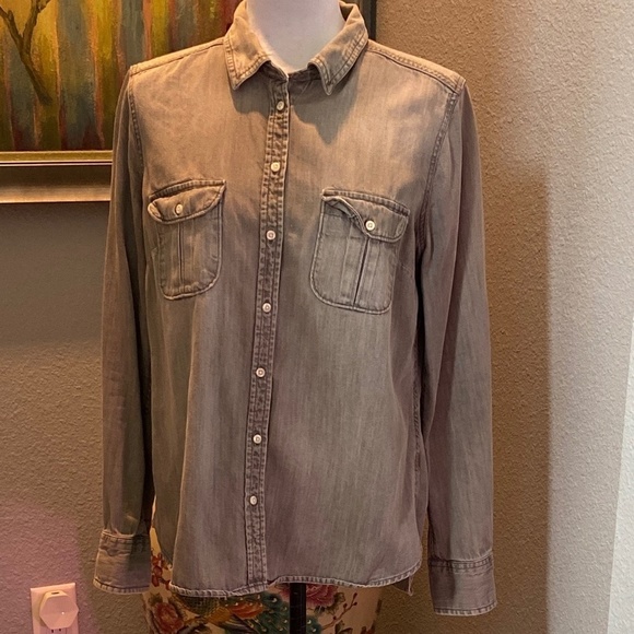 Merona Tops - Grey Denim Shirt/Jacket